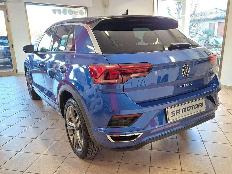 Usata VW T-Roc Sport 150 CV (110 kW) 2021 Blu SUV