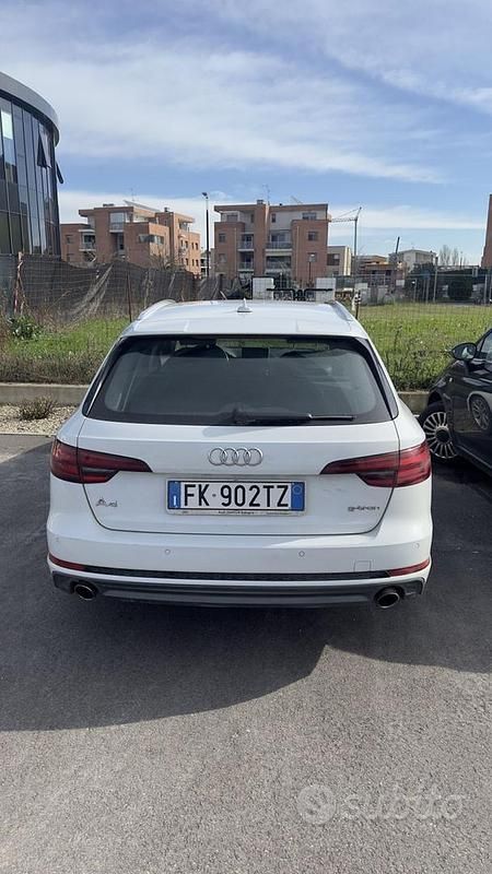 Usata Audi A4 S-Line 252 CV (185 kW) 2017 Bianco metallizzato Station wagon