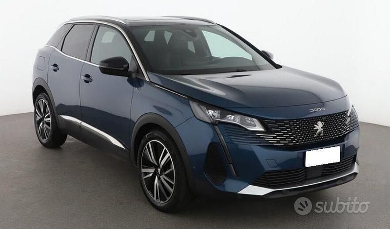 Usata Peugeot 3008 GT 130 CV (95 kW) 2021 Blu SUV