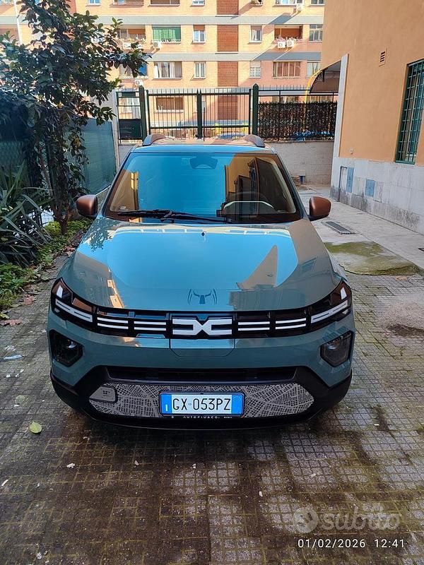 Usata Dacia Spring Extreme 47 kW (65 CV) 2024 Verde Utilitaria