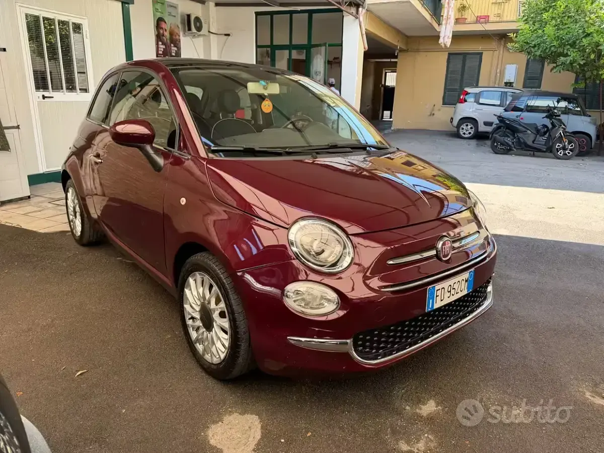 Usata Fiat 500 69 CV (50 kW) 2016 Rosso Berlina