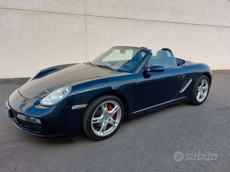 Usata Porsche Boxster 240 CV (176 kW) 2005 Blu/azzurro Cabrio