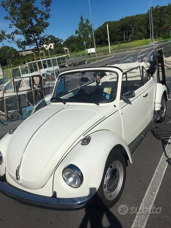 Usata VW Beetle Cabriolet 1970 Bianco Cabrio