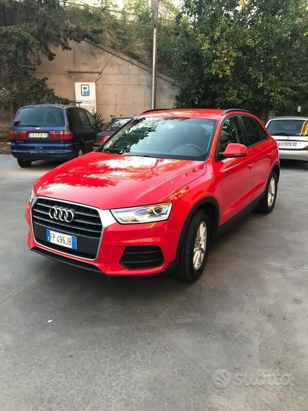 Usata Audi Q3 Ambiente 150 CV (110 kW) 2018 Rosso SUV