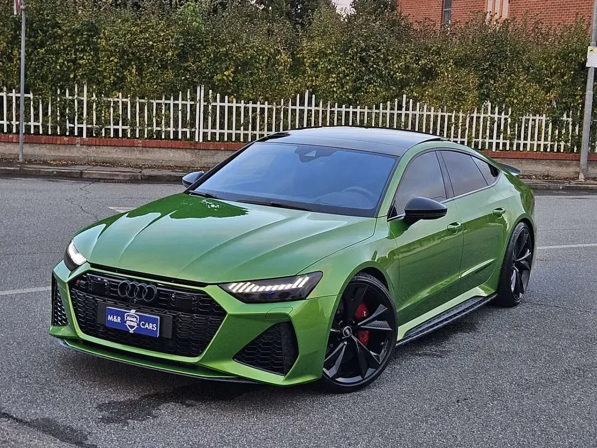 Usata Audi RS7 Sportback Ambiente 600 CV (441 kW) 2022 Verde Utilitaria
