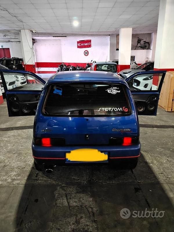 Usata Fiat Cinquecento 54 CV (39 kW) 1997 Blu Utilitaria