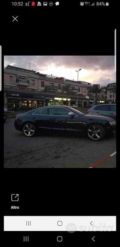 Usata Audi A5 190 CV (139 kW) 2009 Blu Coupé