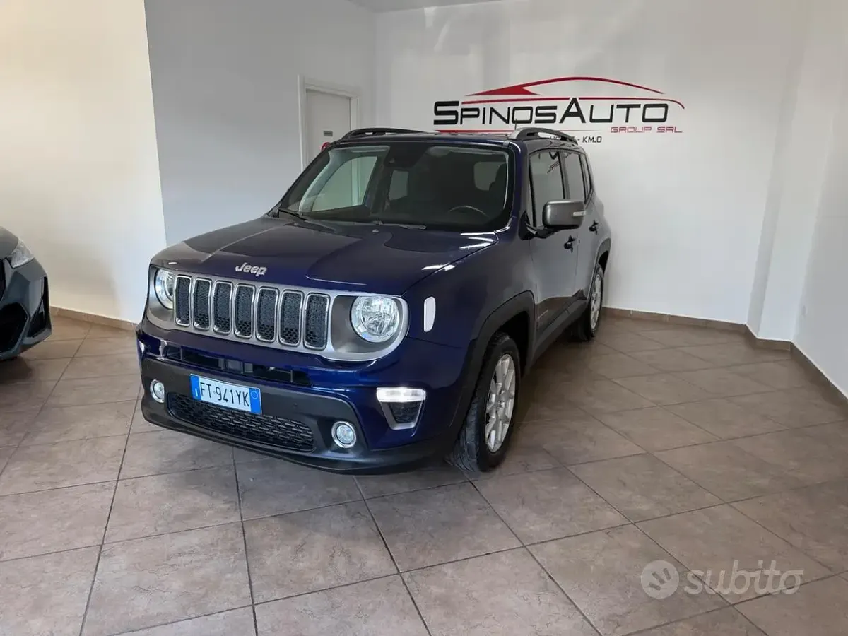 Usata Jeep Renegade Limited 120 CV (88 kW) 2019 Blu SUV