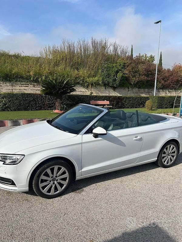Usata Audi A3 Cabriolet Comfort 2018 Bianco Cabrio