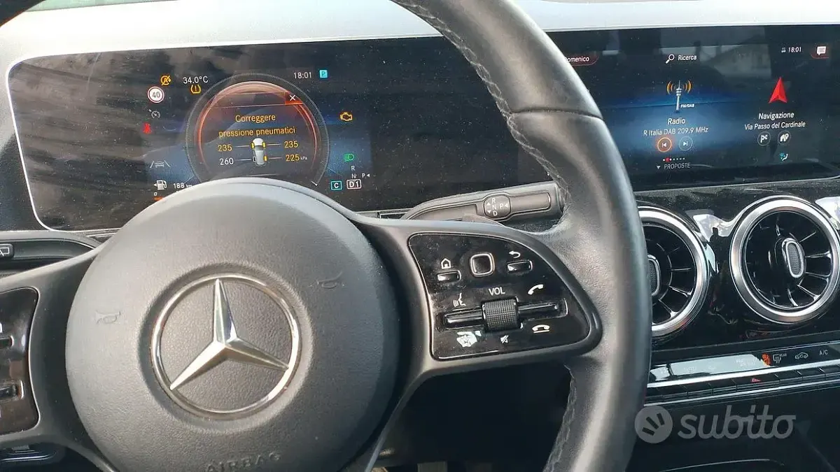 Usata Mercedes 180 116 CV (85 kW) 2021 Bianco Berlina