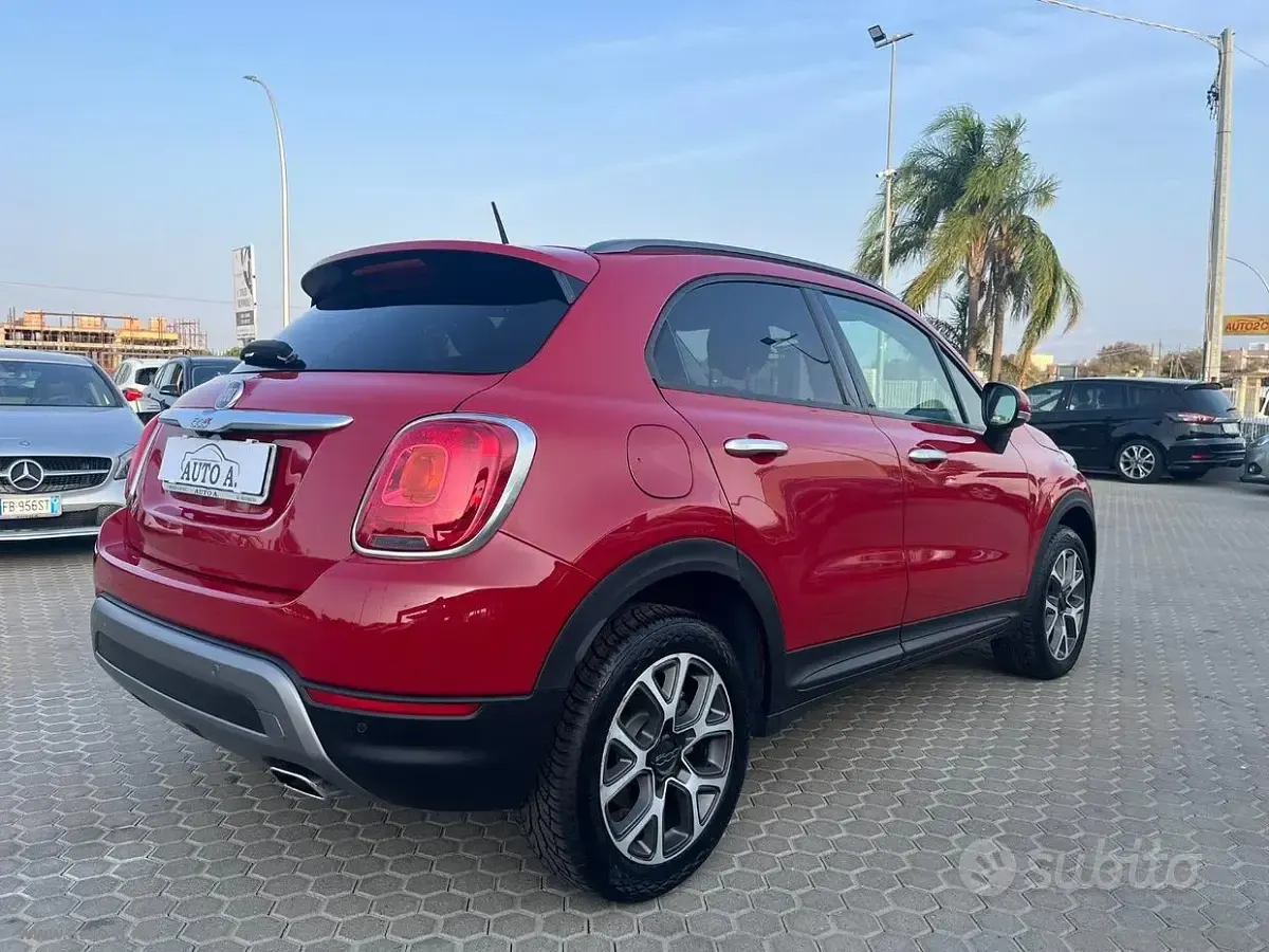 Usata Fiat 500X Cross 95 CV (69 kW) 2018 Rosso SUV