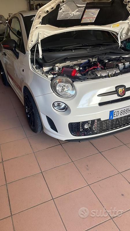 Usata Abarth 500 135 CV (99 kW) 2010 Bianco Berlina
