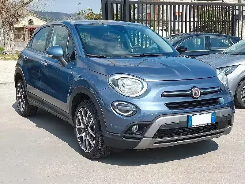 Usata Fiat 500X Cross 120 CV (88 kW) 2018 Blu SUV