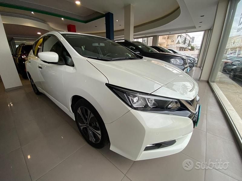 Usata Nissan Leaf 160 kW (218 CV) 2021 Bianco Utilitaria
