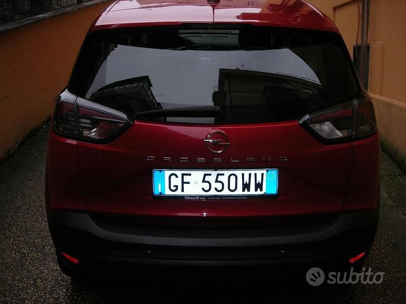 Usata Opel Crossland X Edition 82 CV (60 kW) 2021 Rosso SUV