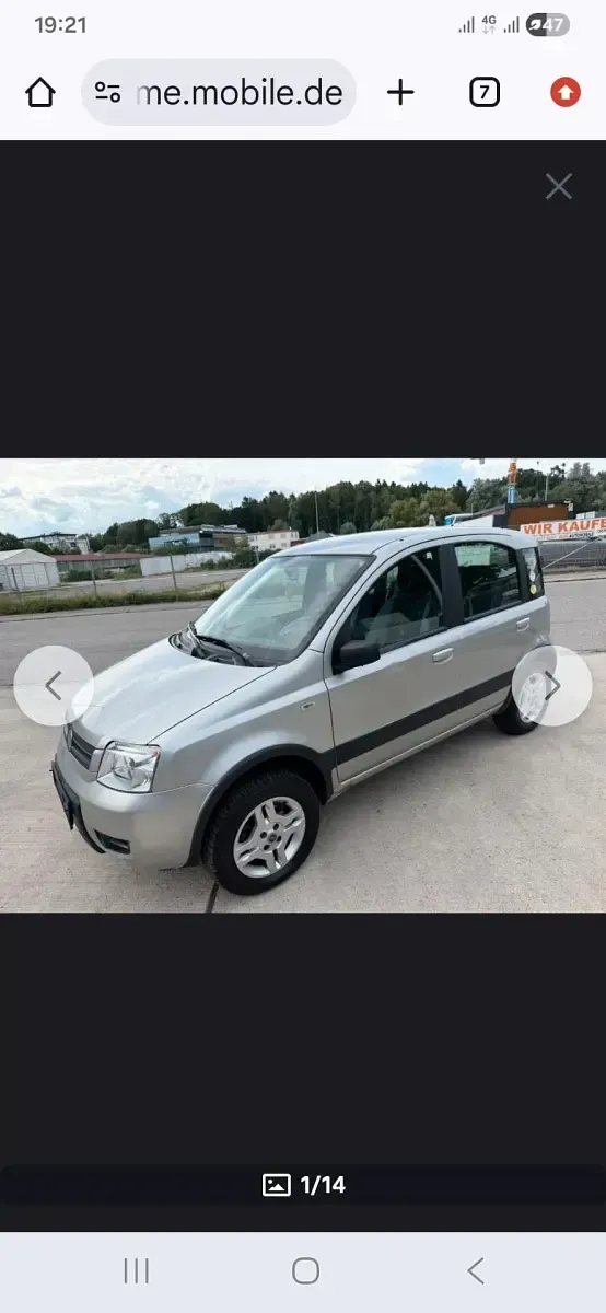 Usata Fiat Panda 4x4 Climbing 75 CV (55 kW) 2007 Utilitaria