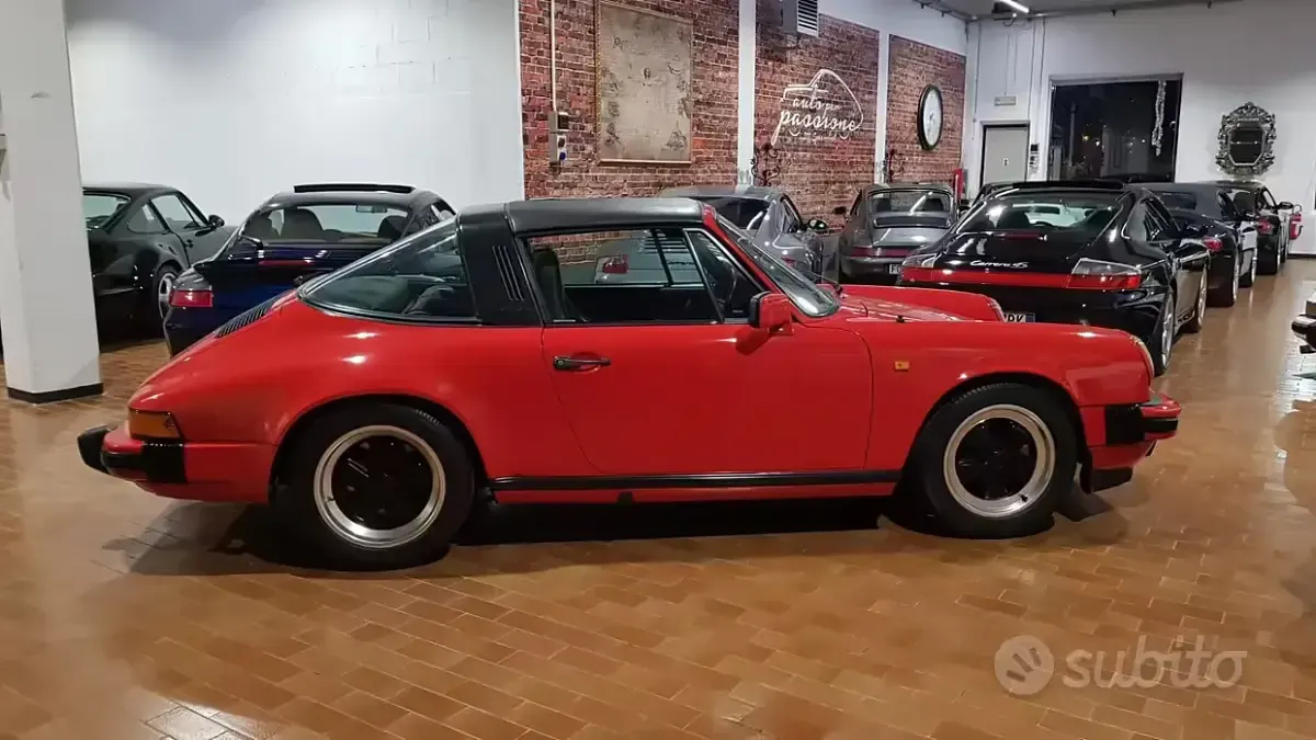 Usata Porsche 911 204 CV (150 kW) 1982 Rosso Cabrio