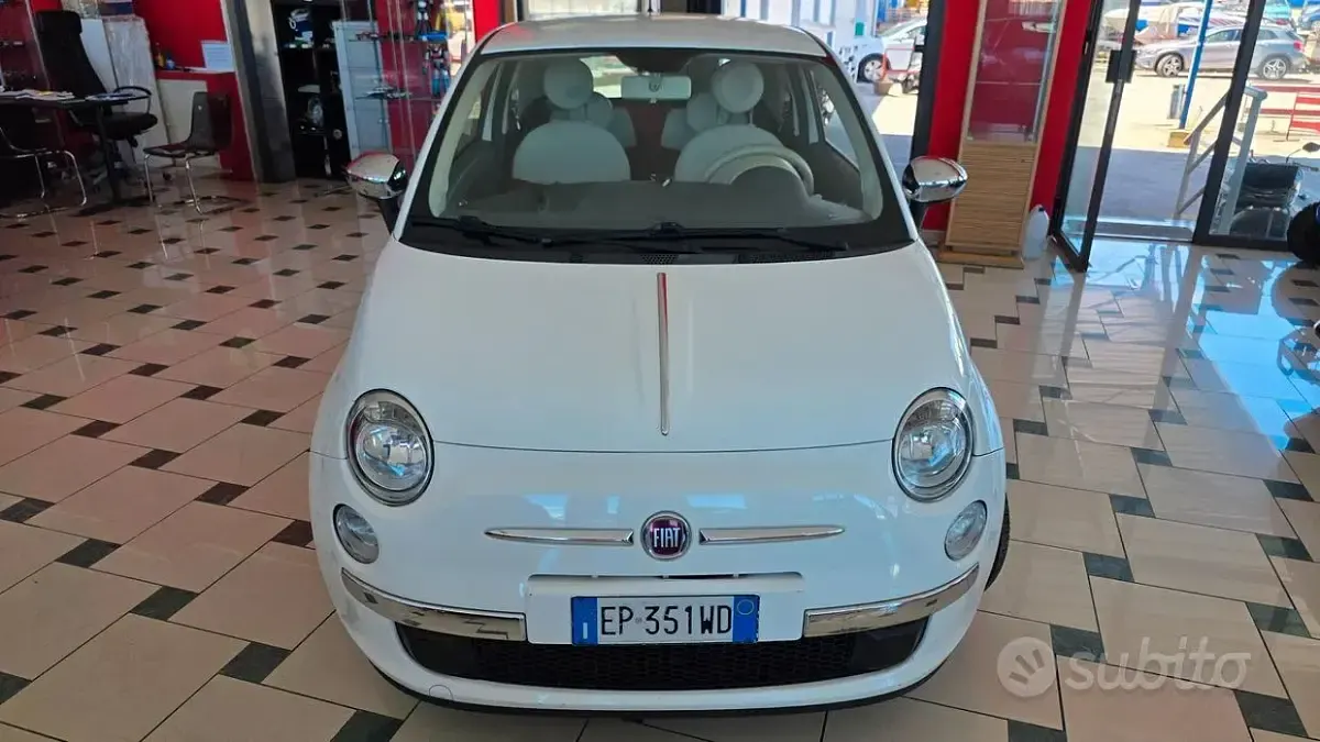 Usata Fiat 500 Lounge 69 CV (50 kW) 2013 Bianco Berlina
