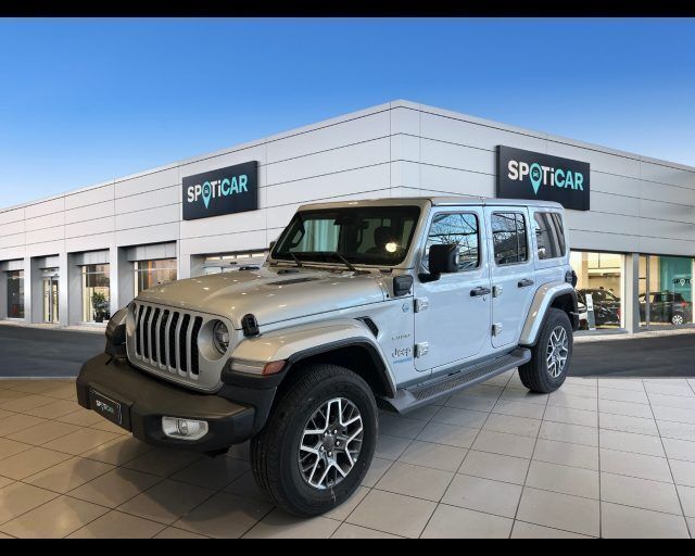Argento Usata 2022 Jeep Wrangler Sahara SUV | 63.000 € - Immagine 1/4