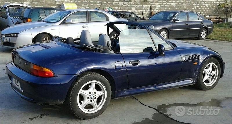 Usata BMW Z3 140 CV (102 kW) 1997 Blu Cabrio