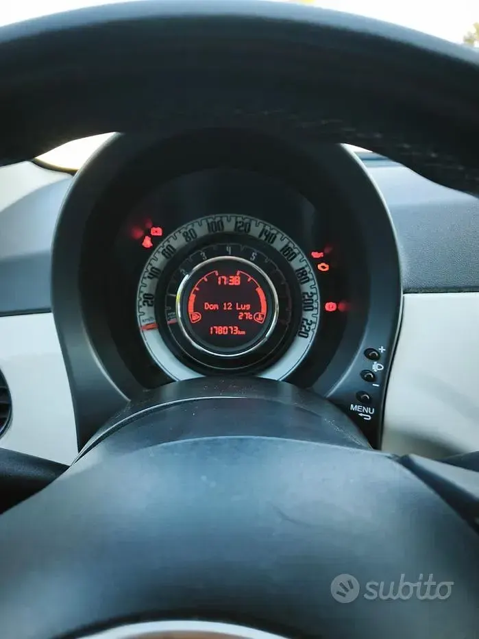 Usata Fiat 500 69 CV (50 kW) 2015 Bianco Berlina