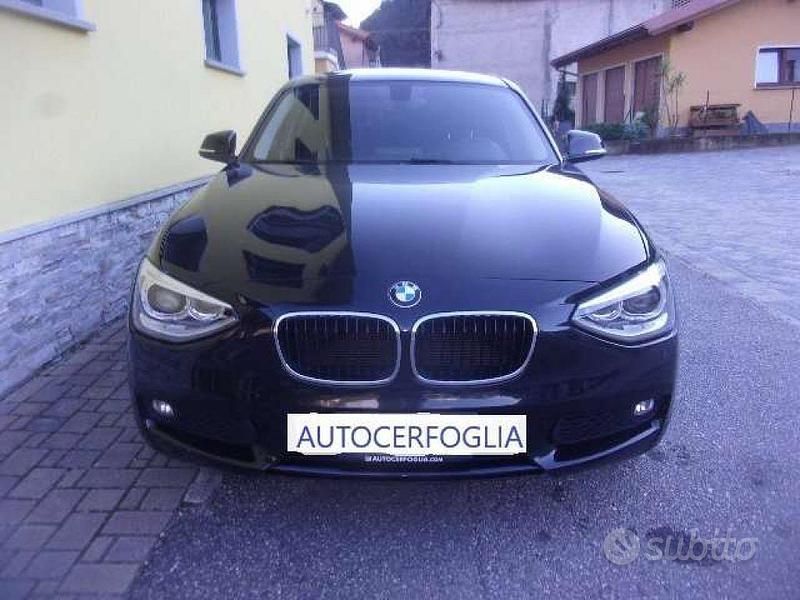 Usata BMW 118 Sport Line 143 CV (105 kW) 2013 Nero Utilitaria