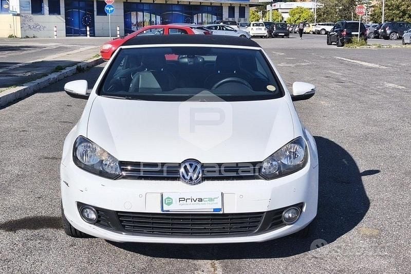 Usata VW Golf 105 CV (77 kW) 2011 Bianco Cabrio