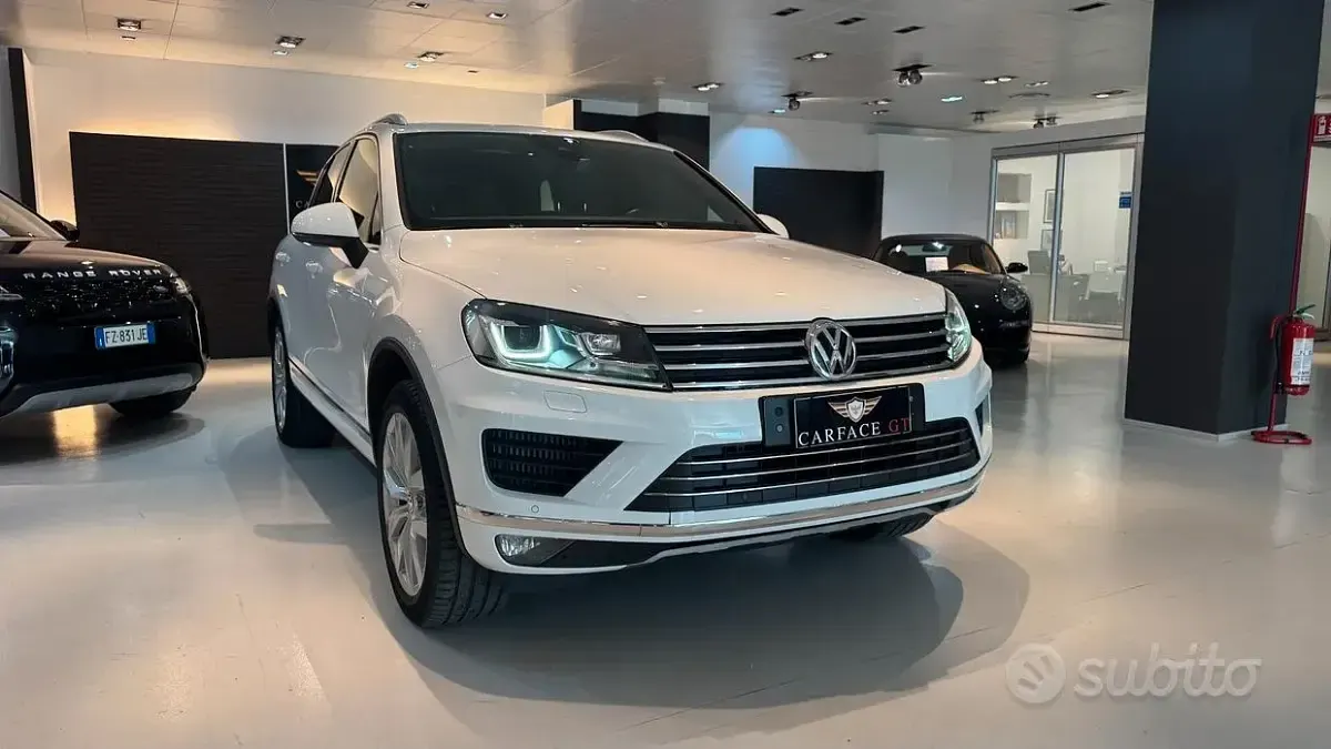 Usata VW Touareg 204 CV (150 kW) 2014 Bianco SUV