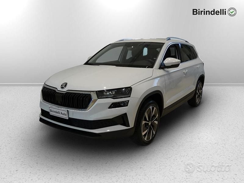 Bianco Usata 2022 Skoda Karoq Style SUV | 21.500 € (Buon prezzo) - Immagine 1/3