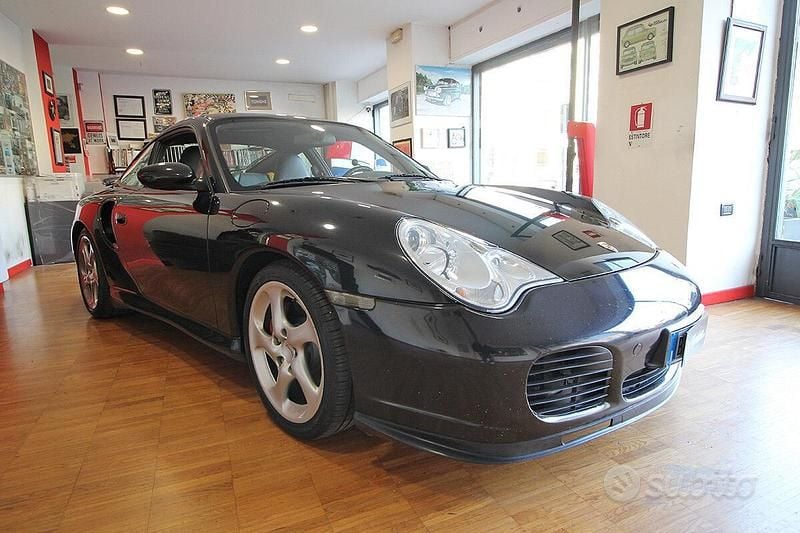 Usata Porsche 996 Turbo 450 CV (330 kW) 2001 Nero Coupé