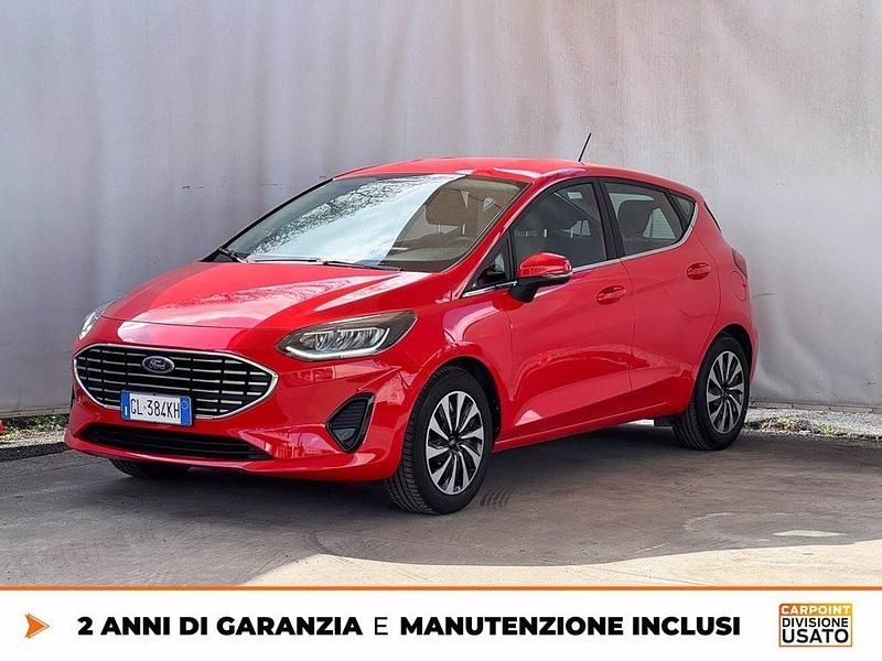 Usata Ford Fiesta Titanium 125 CV (91 kW) 2022 Rosso Utilitaria