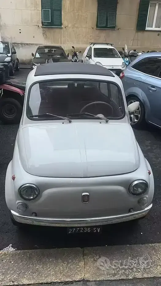 Usata Fiat 500 1960 Giallo Utilitaria