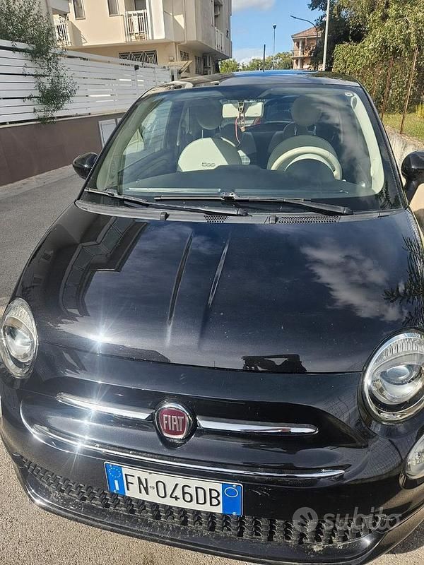 Usata Fiat 500 95 CV (69 kW) 2018 Nero Berlina