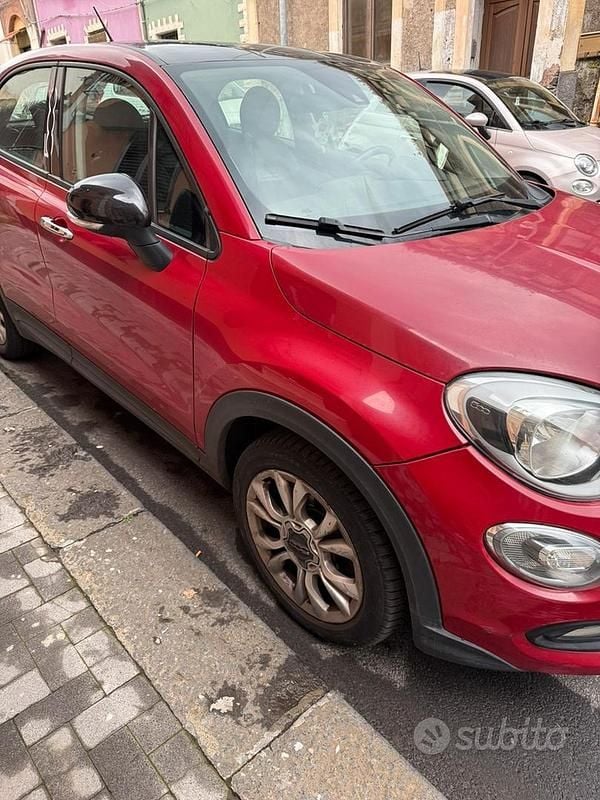 Usata Fiat 500X 110 CV (80 kW) 2016 Rosso SUV