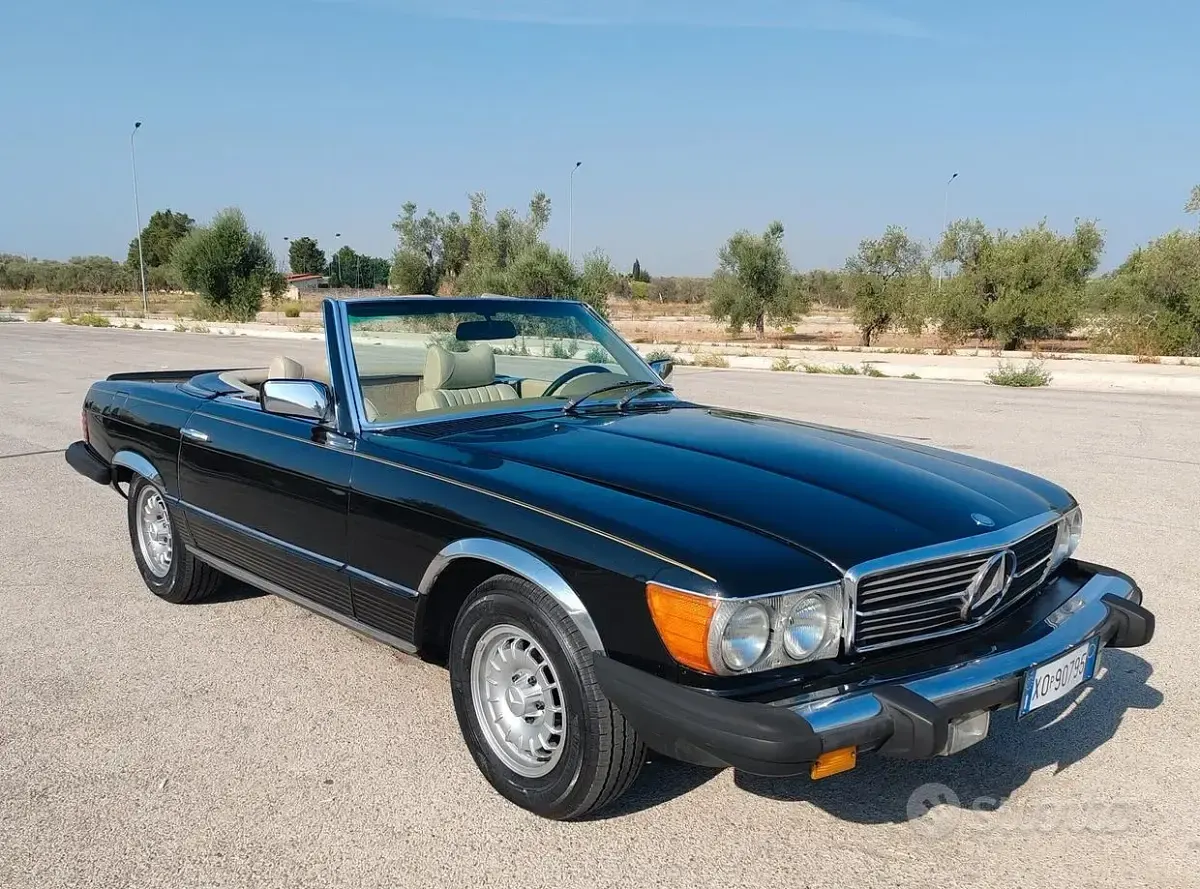 Usata Mercedes SL450 217 CV (159 kW) 1970 Nero Cabrio