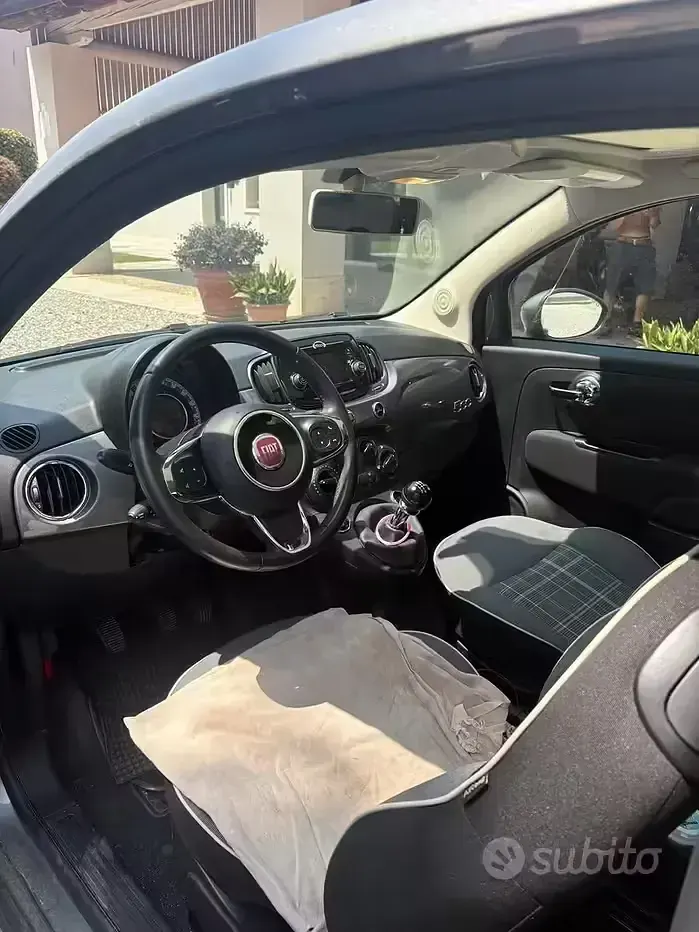 Usata Fiat 500 69 CV (50 kW) 2018 Grigio Berlina