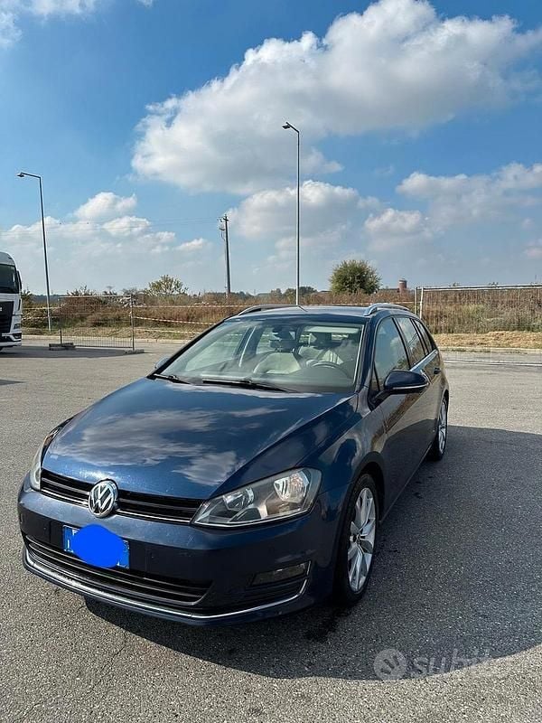 Usata VW Golf VII 110 CV (80 kW) 2015 Blu Berlina