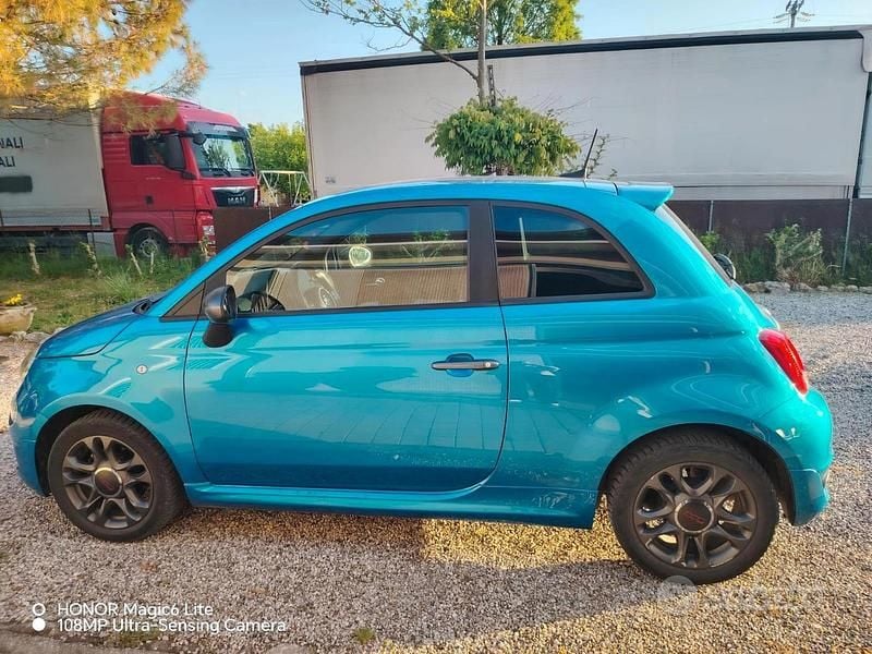 Usata Fiat 500 2018 Blu Utilitaria