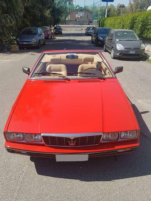 Usata Maserati Biturbo 184 CV (135 kW) 1987 Rosso Cabrio