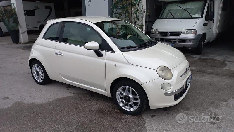 Usata Fiat 500 Sport 69 CV (50 kW) 2010 Bianco Berlina