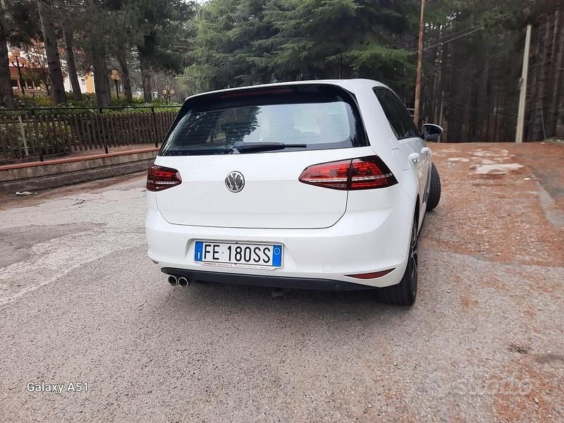 Usata VW Golf VII GTD 184 CV (135 kW) 2016 Bianco Berlina