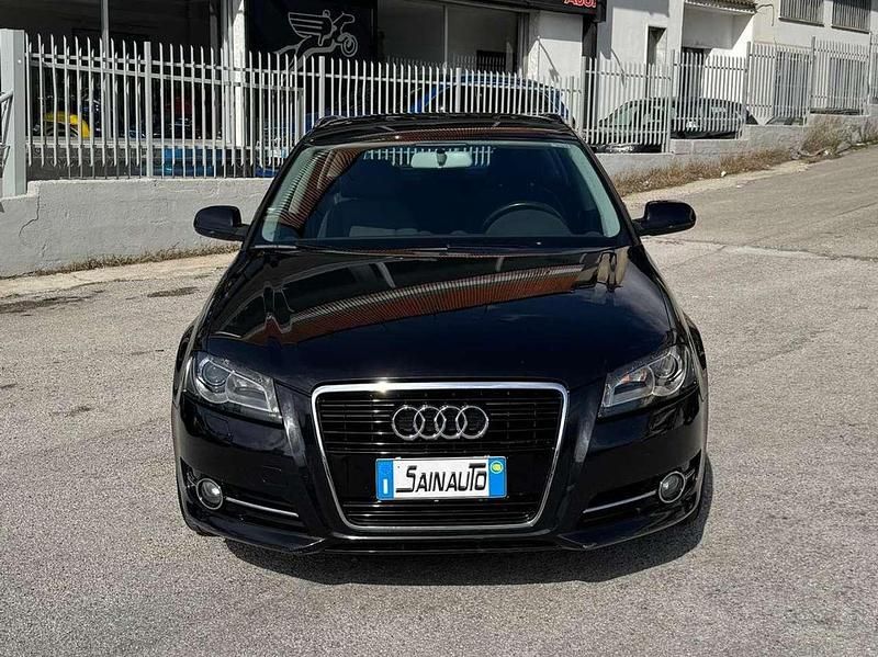 Usata Audi A3 Ambition 90 CV (66 kW) 2011 Nero Utilitaria