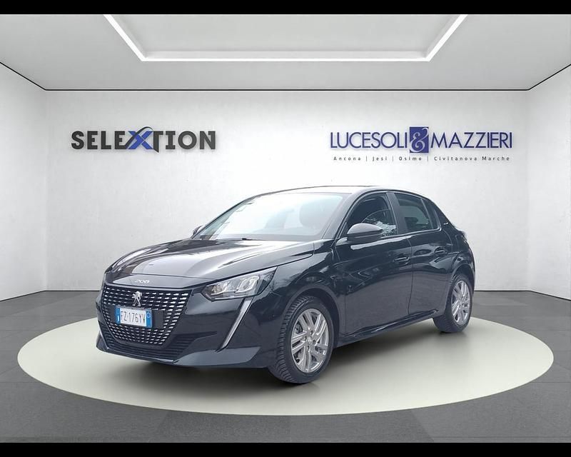 Usata Peugeot 208 Active 101 CV (74 kW) 2020 Nero Utilitaria