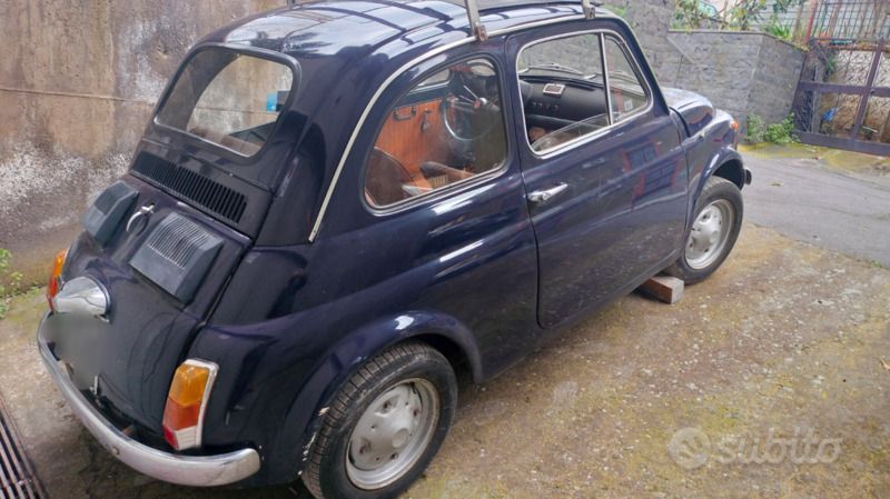 Usata Fiat 500 1970 Blu Utilitaria