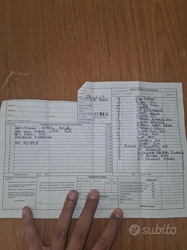 Usata Fiat Panda Emotion 59 CV (43 kW) 2007 Nero Utilitaria