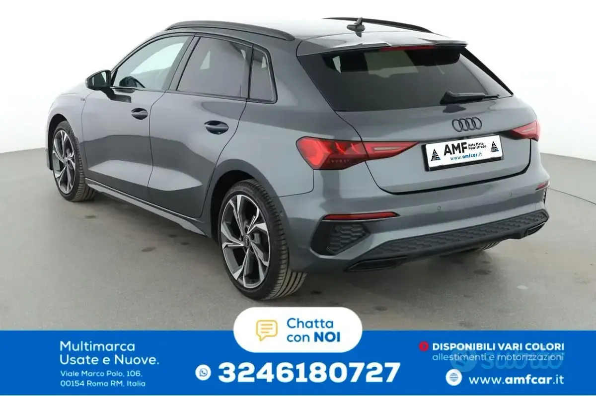 Usata Audi A3 S-Line 150 CV (110 kW) 2022 Grigio Berlina