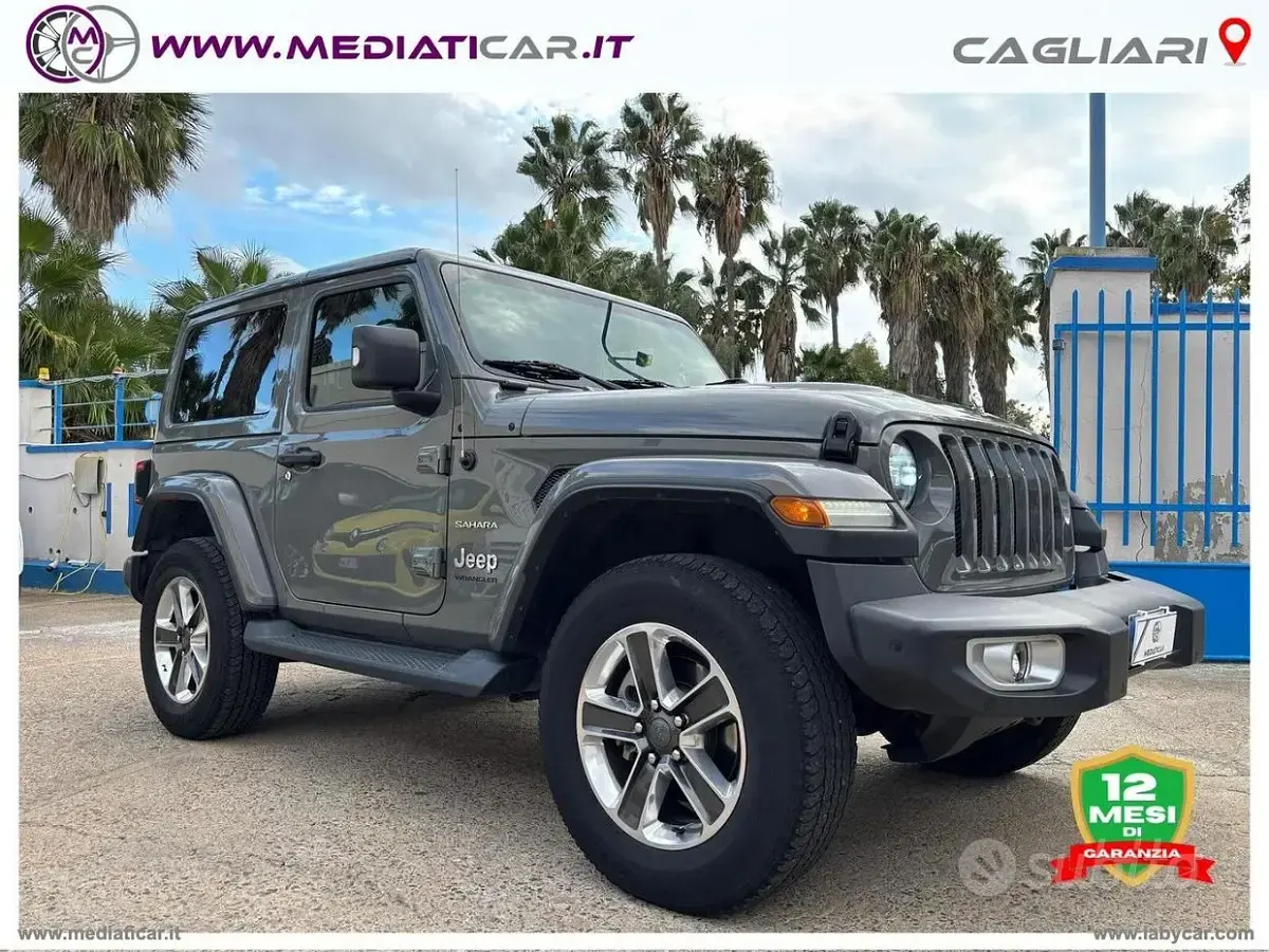 Usata Jeep Wrangler Sahara 200 CV (147 kW) 2019 Grigio SUV