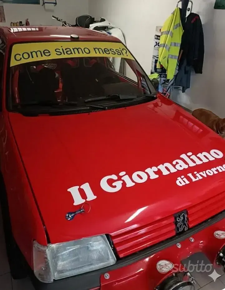 Usata Peugeot 205 GTi 113 CV (83 kW) 1989 Rosso Utilitaria