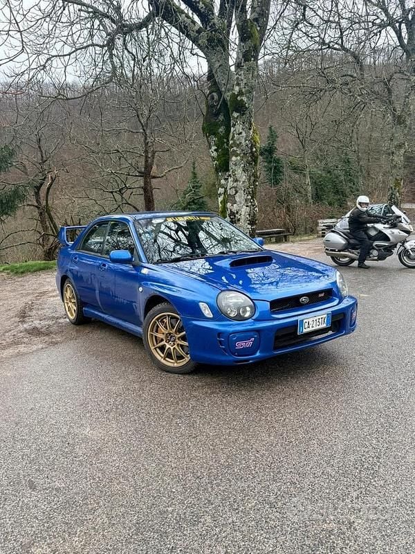 Usata Subaru Impreza 440 CV (323 kW) 2003 Blu Berlina