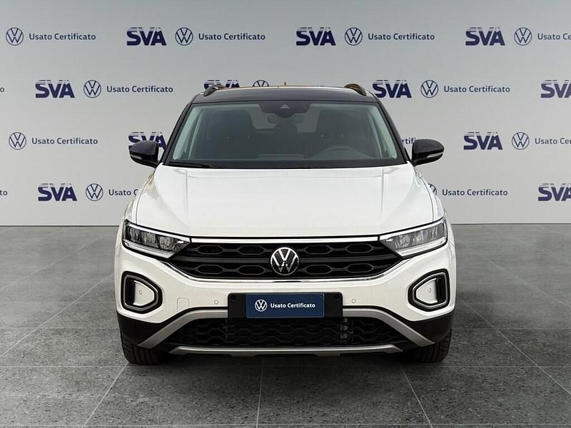 Nuova VW T-Roc Sportline 116 CV (85 kW) 2025 Pure white nero SUV